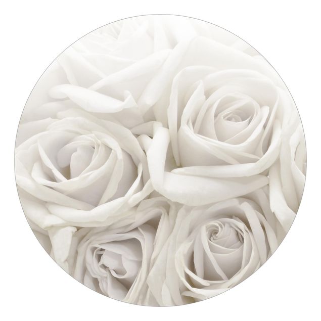 Moderne tapet White Roses