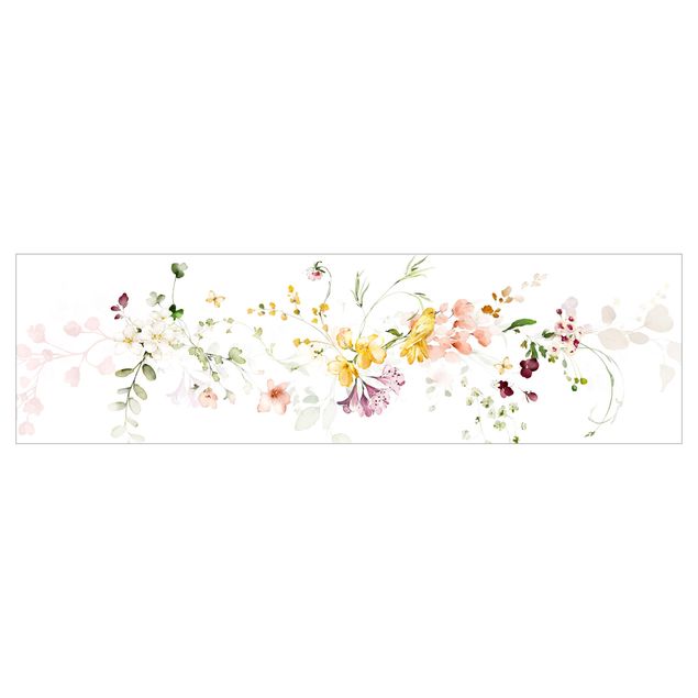 Stænkplade - Wildflower Tendril Watercolour