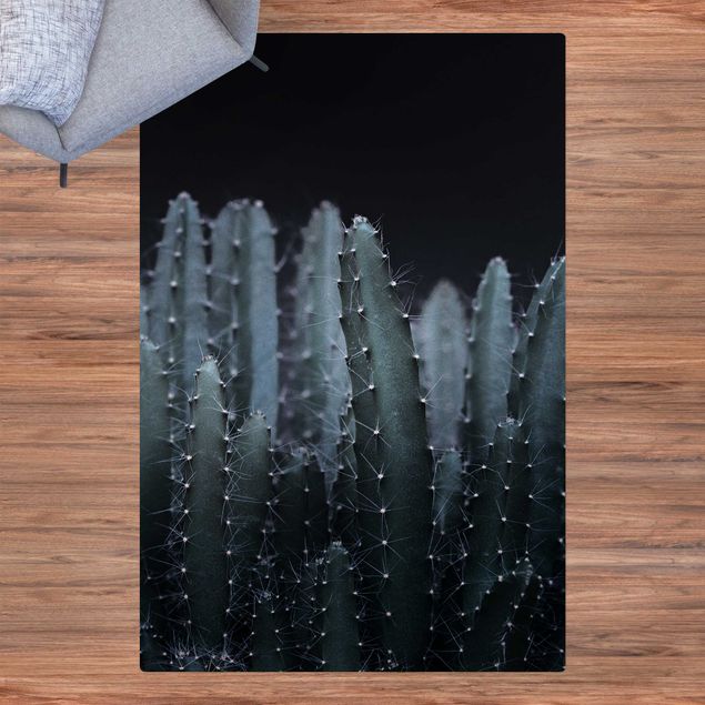 Kork måtter Desert Cactus At Night