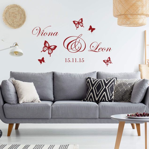 Wallstickers Customised text And Names