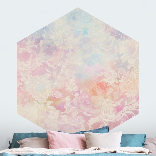 Tapet roser Delicate Blossom Dream In Pastel