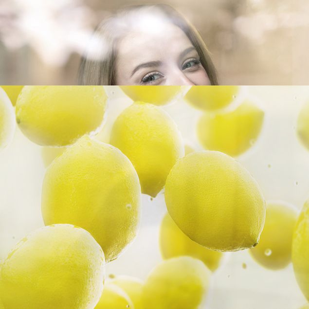 Vinduesklistermærke - Lemons In Water